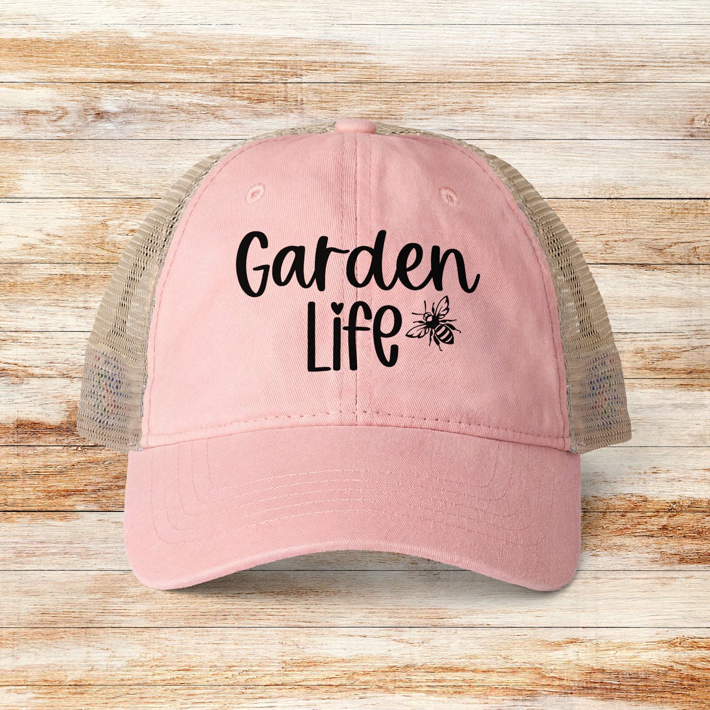 Garden Life Mesh-Back Cap, Women's Garden Lover Hat, Ladies Gardening Cap