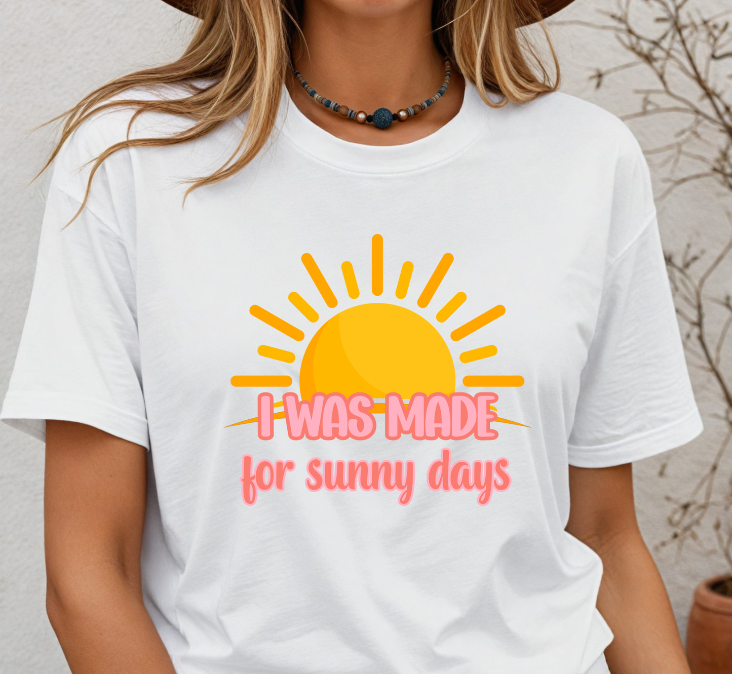 I Was Made For Sunny Days T-Shirt, Sunshine Lover Shirt, Summer Tee