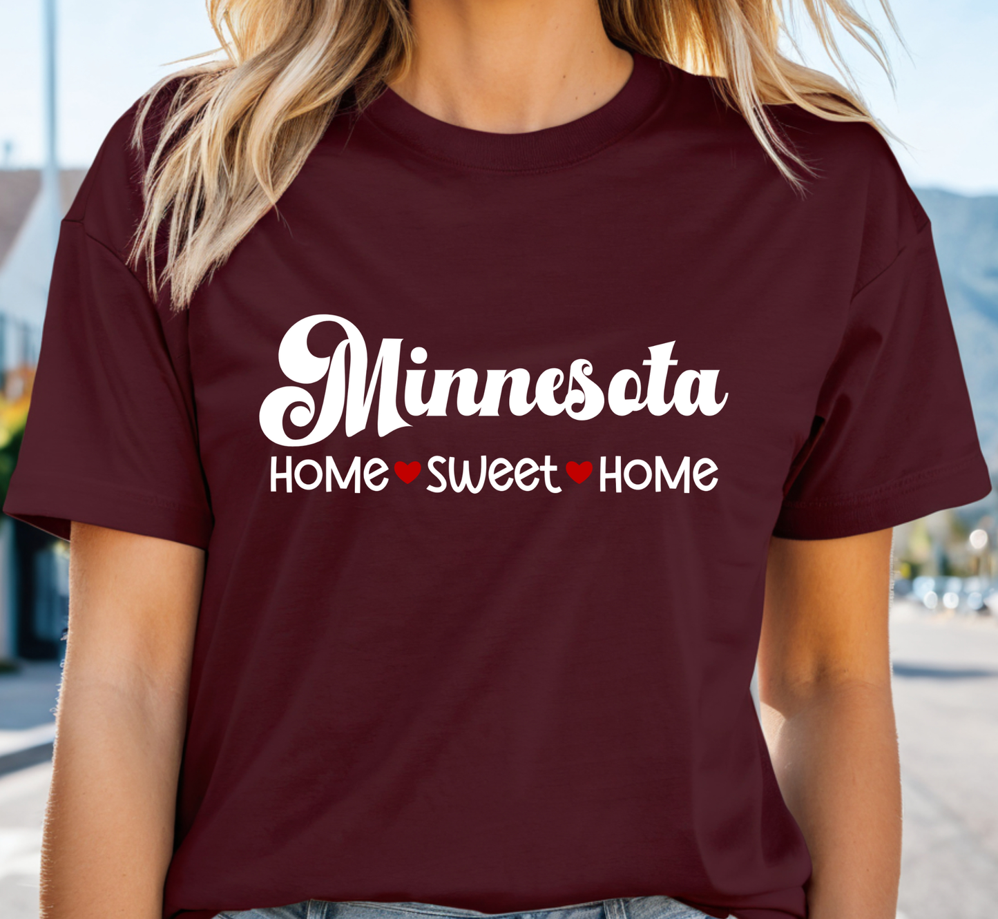 Minnesota T-Shirt, Minnesota Home Sweet Home Tee, Unisex US State Shirt