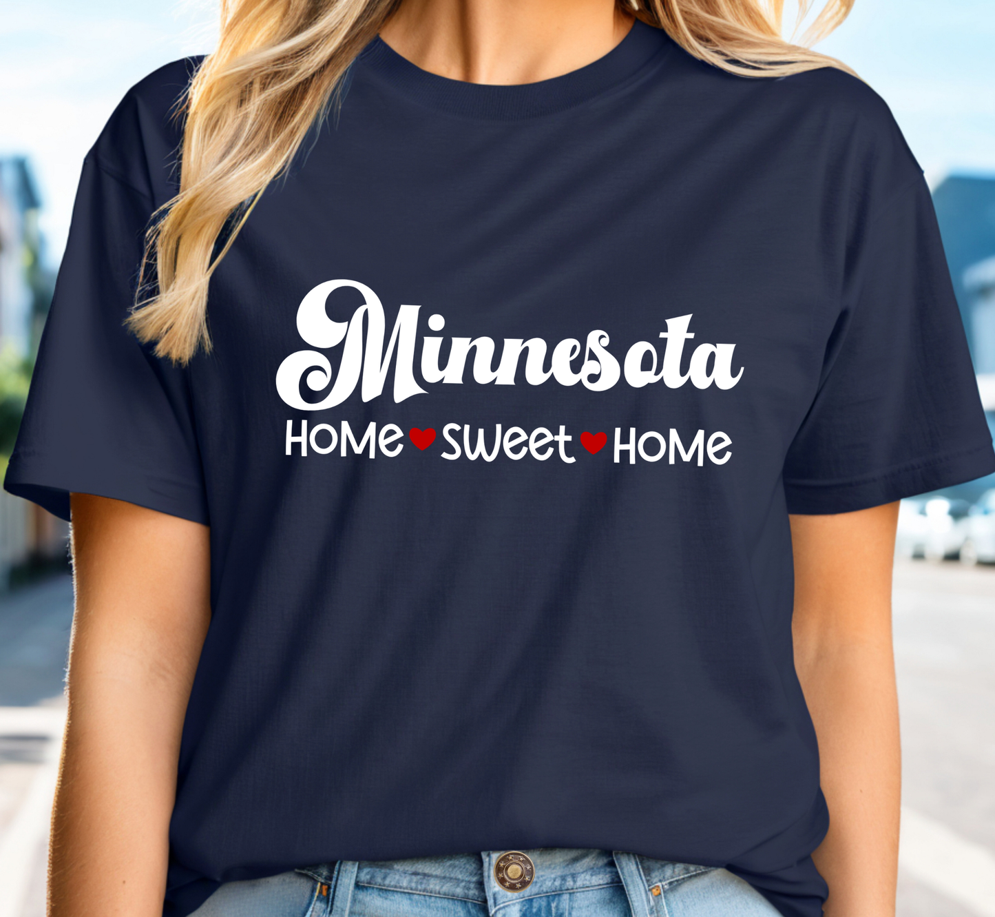 Minnesota T-Shirt, Minnesota Home Sweet Home Tee, Unisex US State Shirt