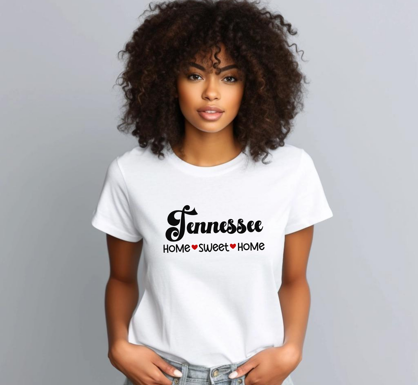 Tennessee T-Shirt, Tennessee Home Sweet Home Tee, Unisex US State Shirt