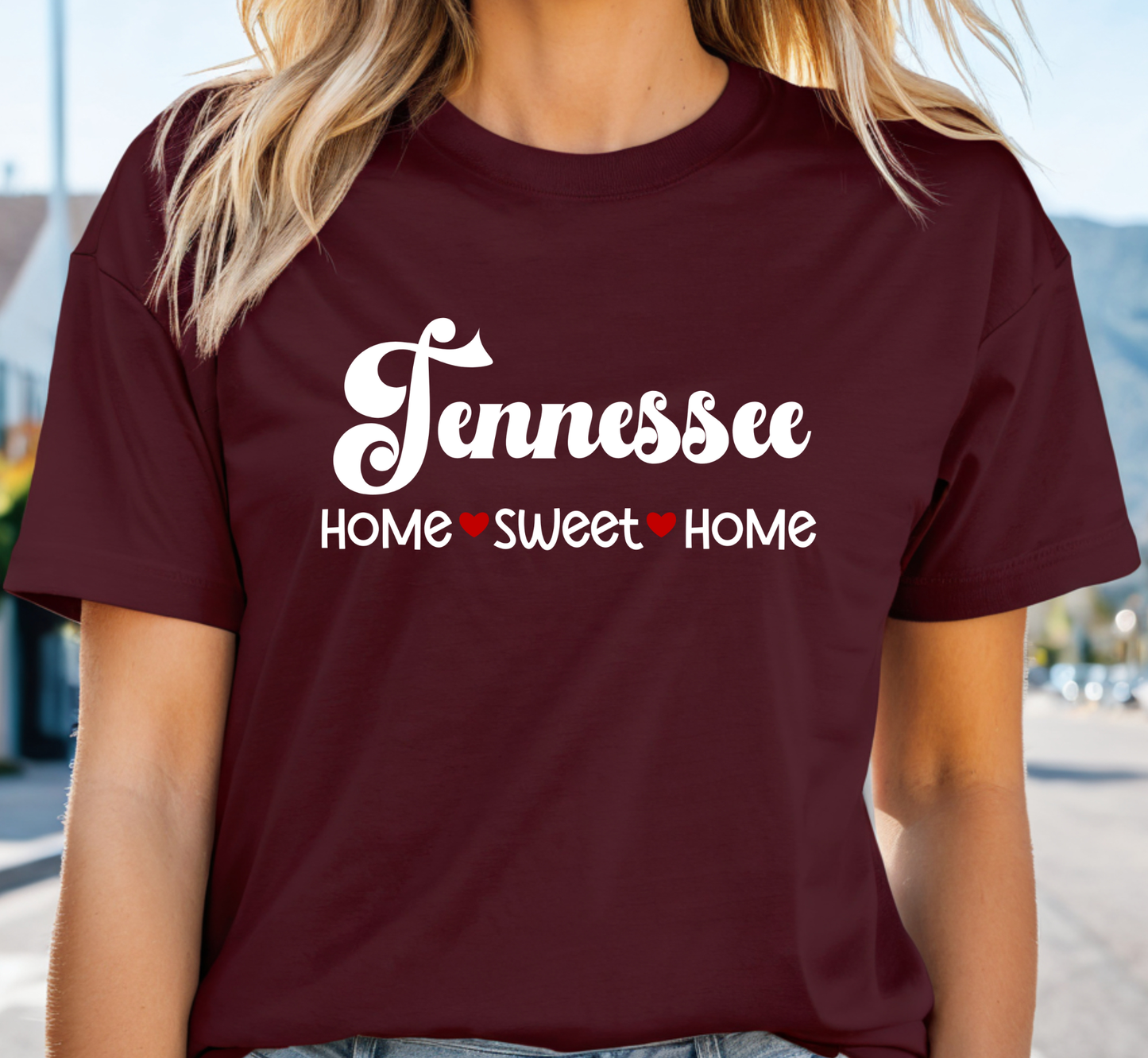 Tennessee T-Shirt, Tennessee Home Sweet Home Tee, Unisex US State Shirt