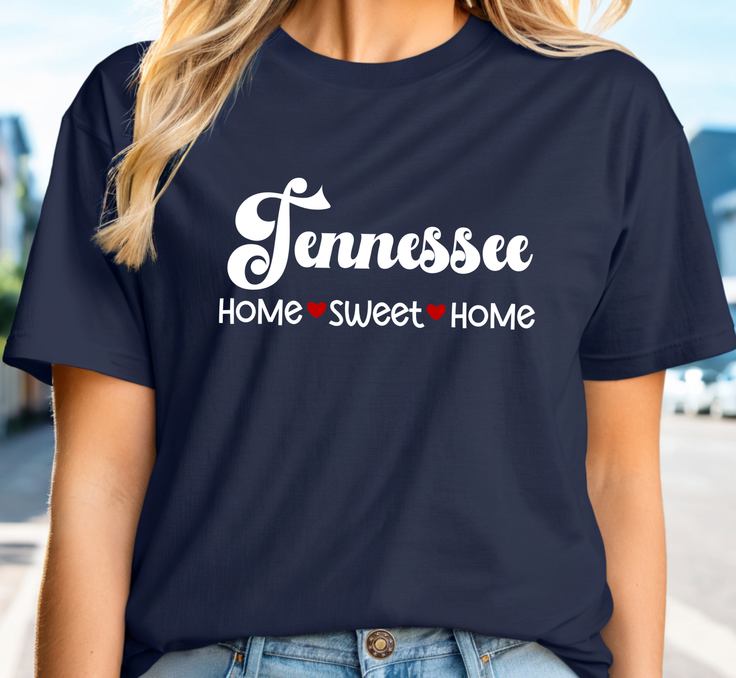 Tennessee T-Shirt, Tennessee Home Sweet Home Tee, Unisex US State Shirt