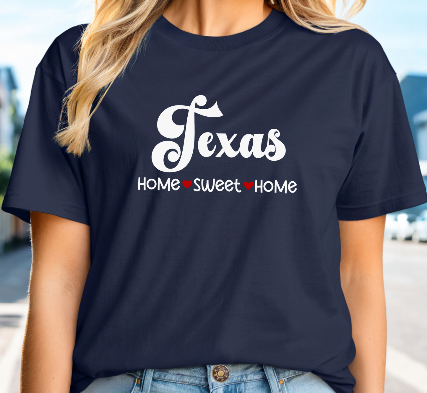 Texas T-Shirt, Texas Home Sweet Home Tee, Unisex US State Shirt