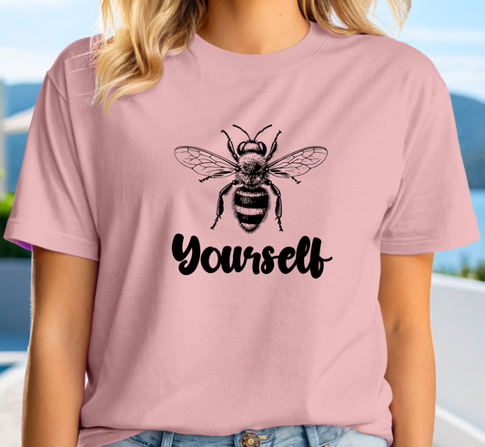 Bee Yourself Self-Love Tee, Inspirational Be Yourself T-Shirt