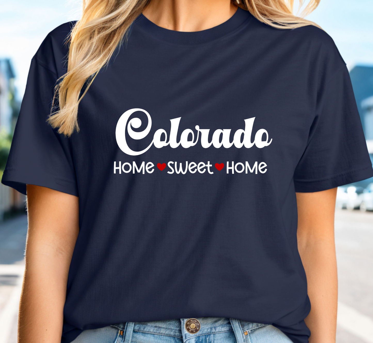 Colorado T-Shirt, Colorado Home Sweet Home Tee, Unisex US State Shirt
