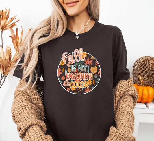 Fall Is My Favorite Color T-Shirt, Fall Folliage Tee, Autumn Leaves Shirt