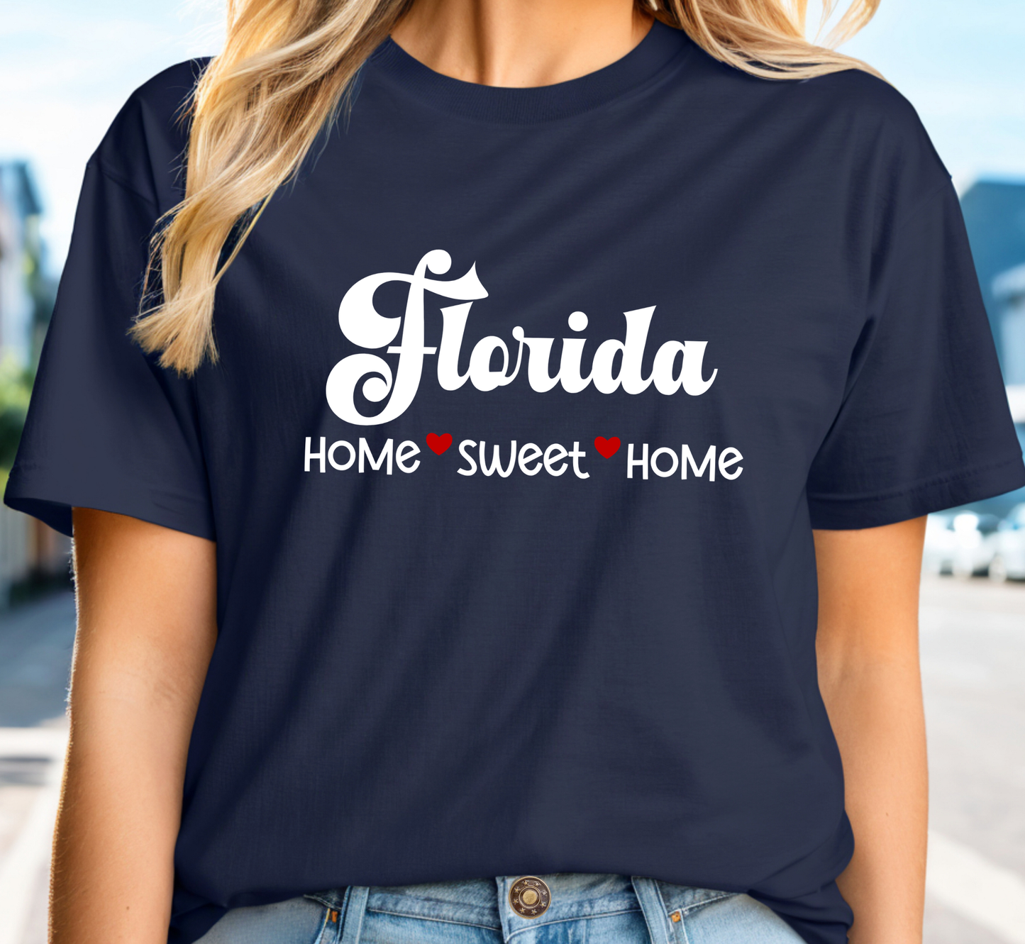 Florida T-Shirt, Florida Home Sweet Home Tee, Unisex US State Shirt