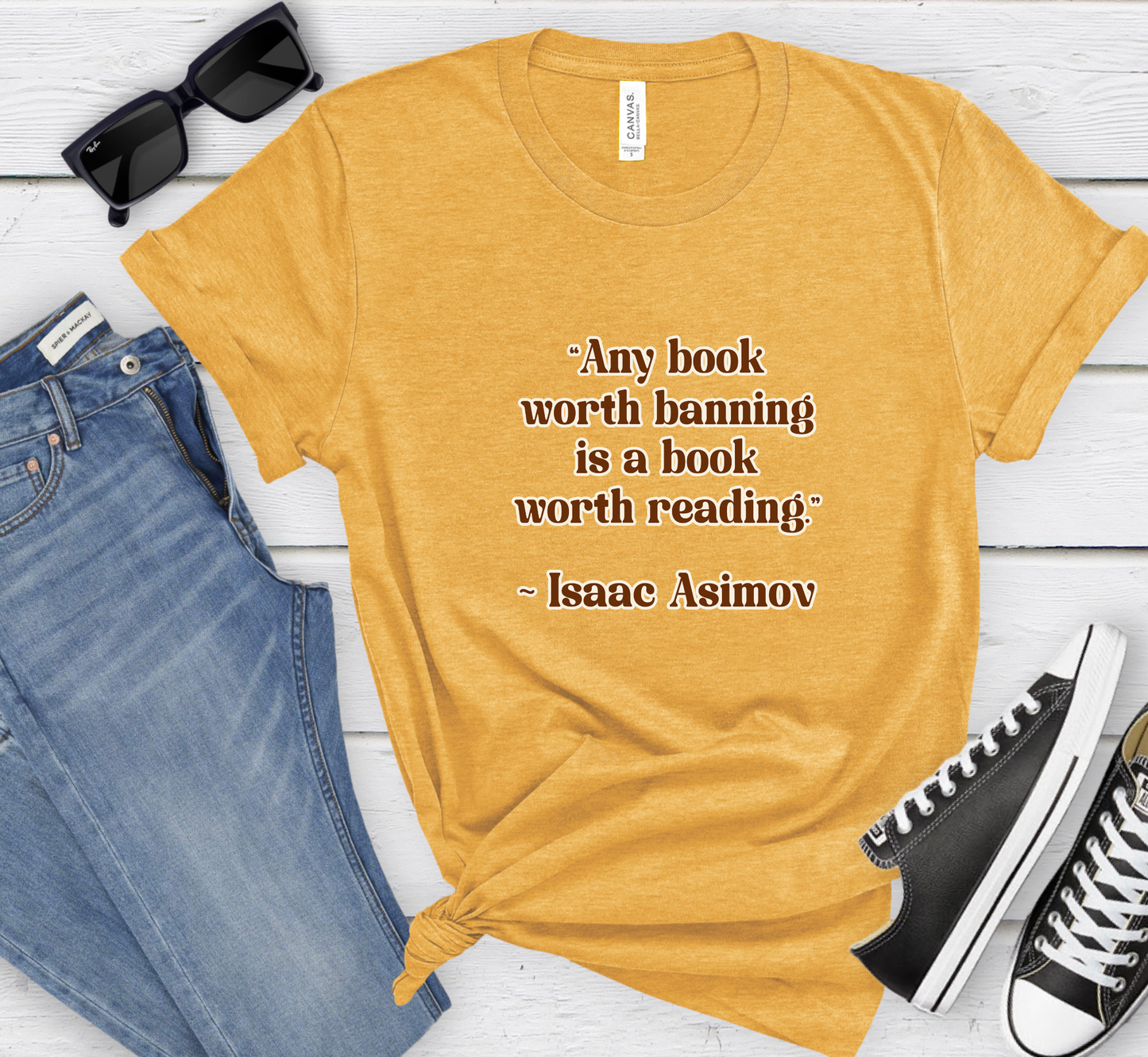 Banned Books Tee, Any Book Worth Banning Is A Book Worth Reading T-Shirt, Book Lover Shirt