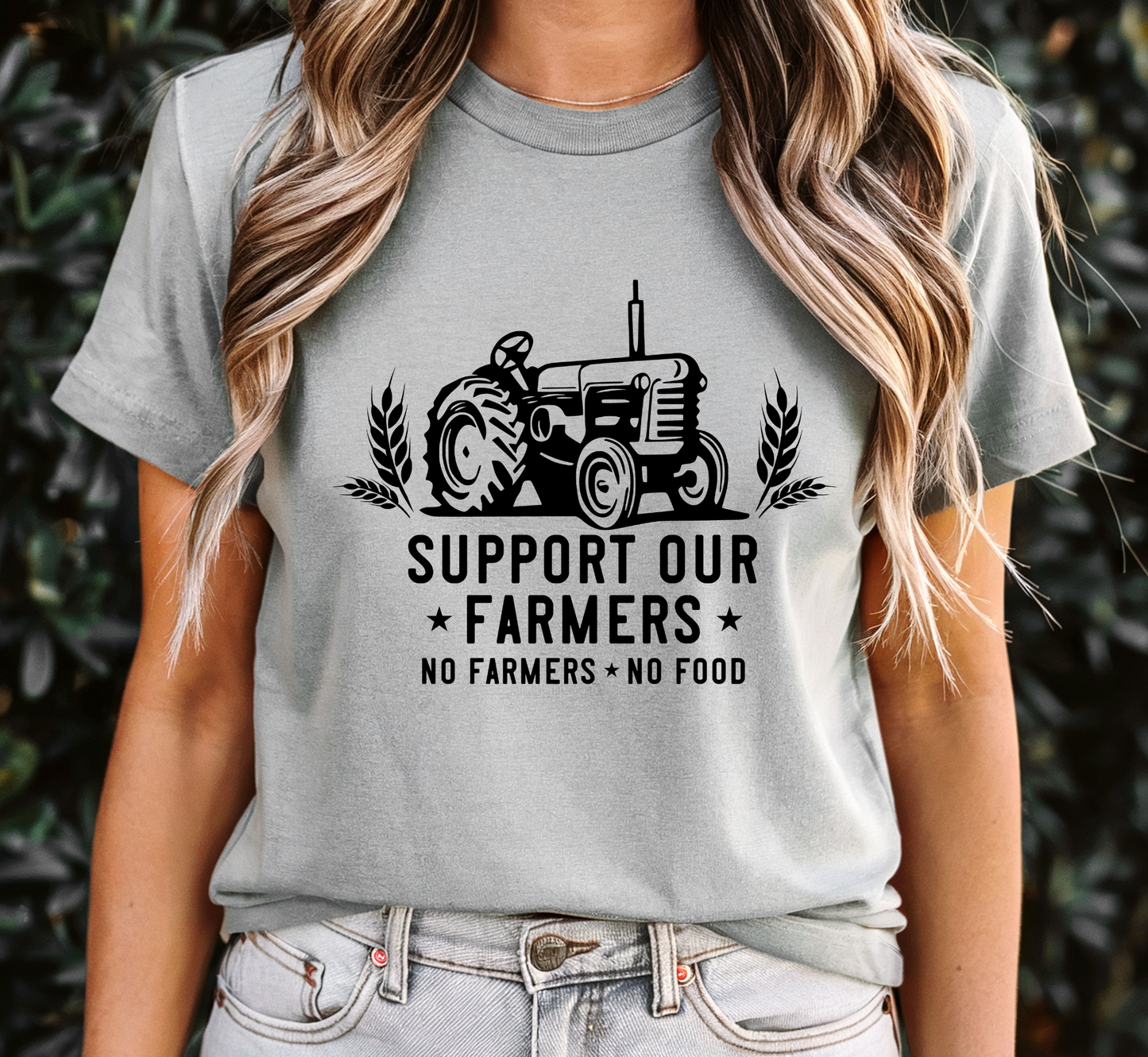 Support Our Farmers T-Shirt, No Farmers No Food Tee, Unisex Farm Life Shirt, Support Local Farms, Farming Tee