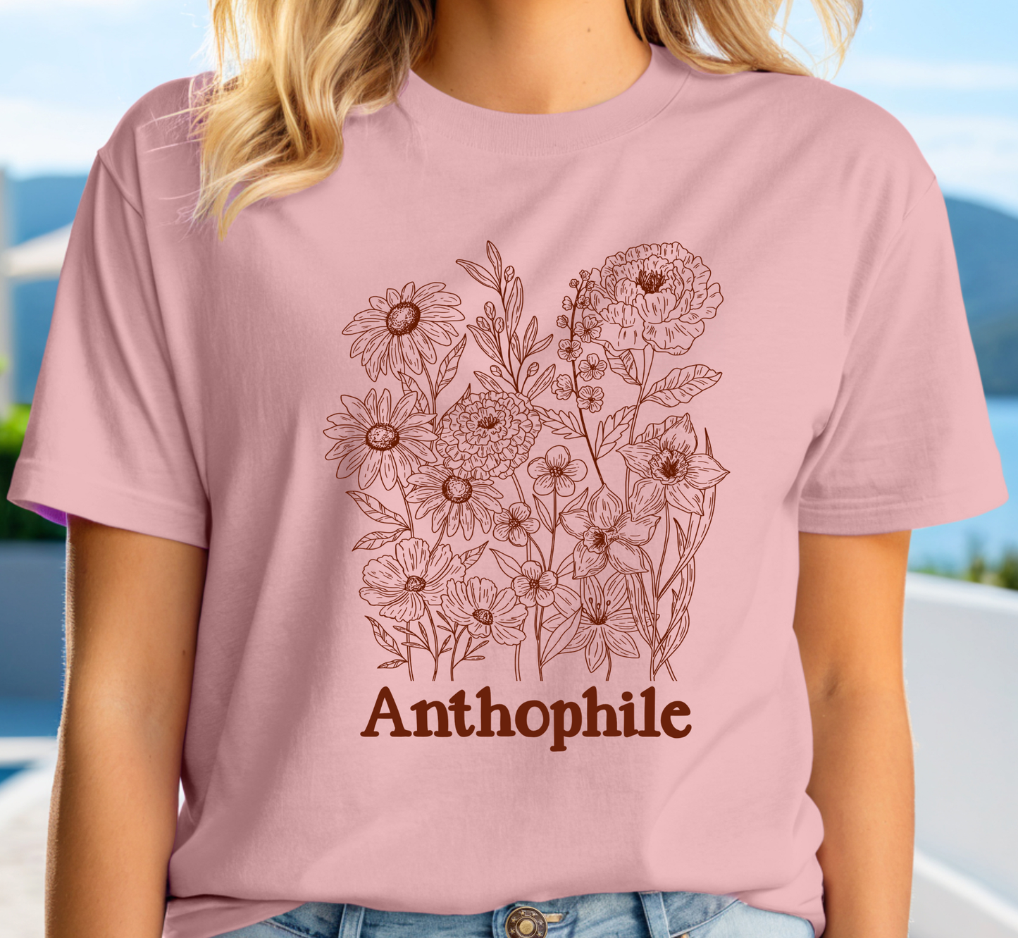 Vintage Flower Lover Tee, Anthophile T-Shirt, Flower Gardener Shirt