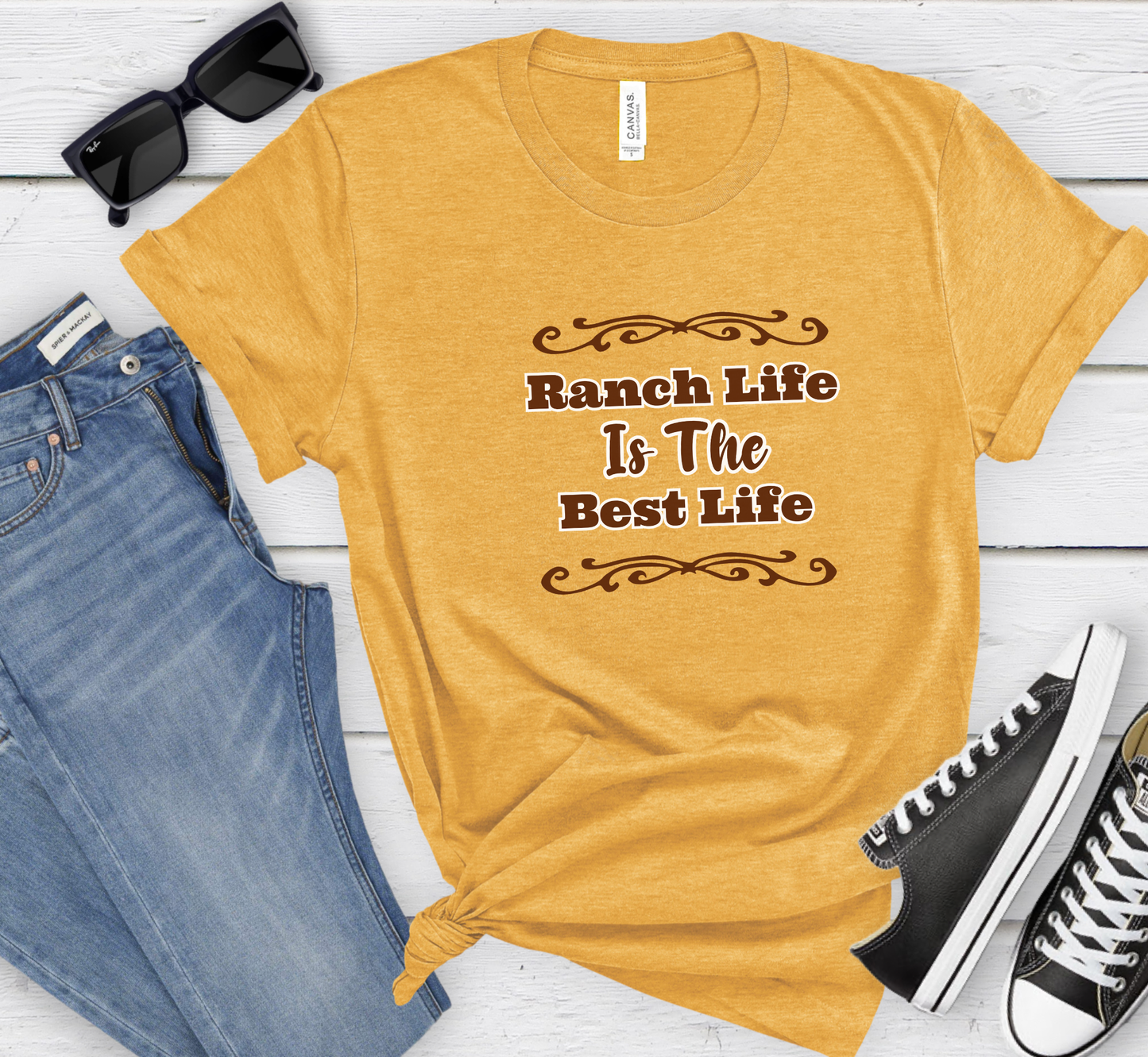 Ranch Life is the Best Life T-Shirt, Ranching Tee, Rancher Shirt
