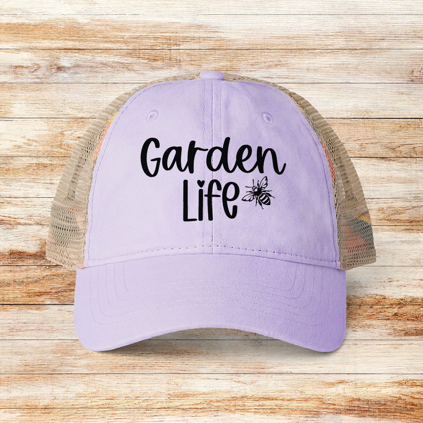 Garden Life Mesh-Back Cap, Women's Garden Lover Hat, Ladies Gardening Cap