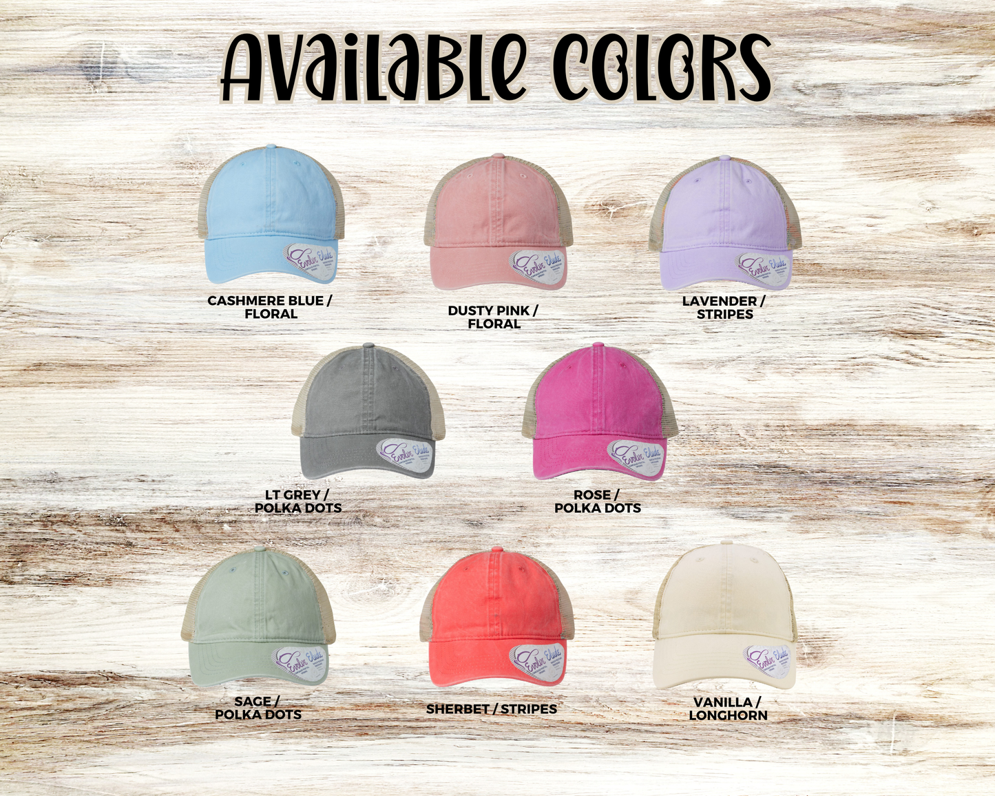 Garden Life Mesh-Back Cap, Women's Garden Lover Hat, Ladies Gardening Cap