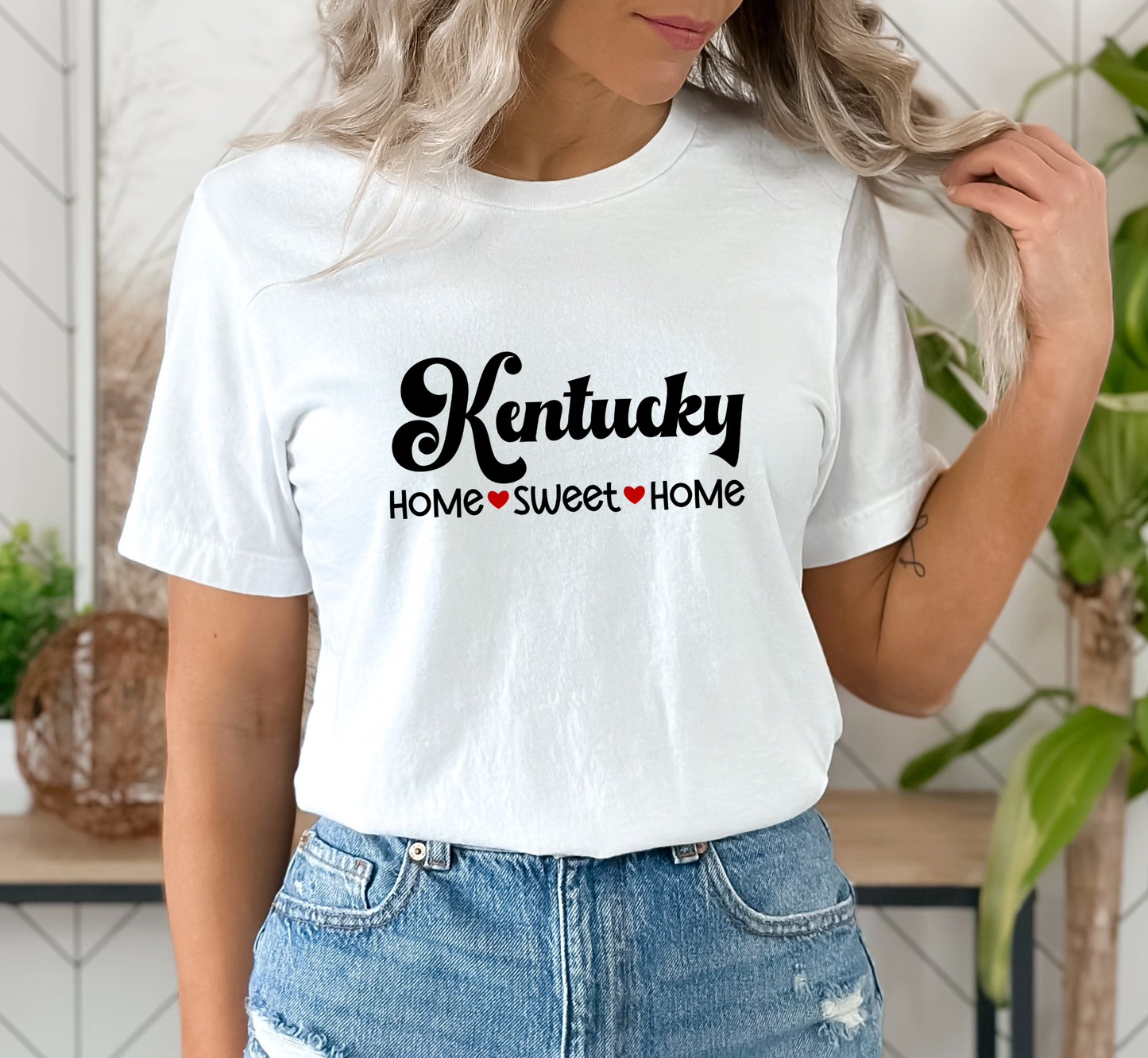 Kentucky T-Shirt, Kentucky Home Sweet Home Tee, Unisex US State Shirt