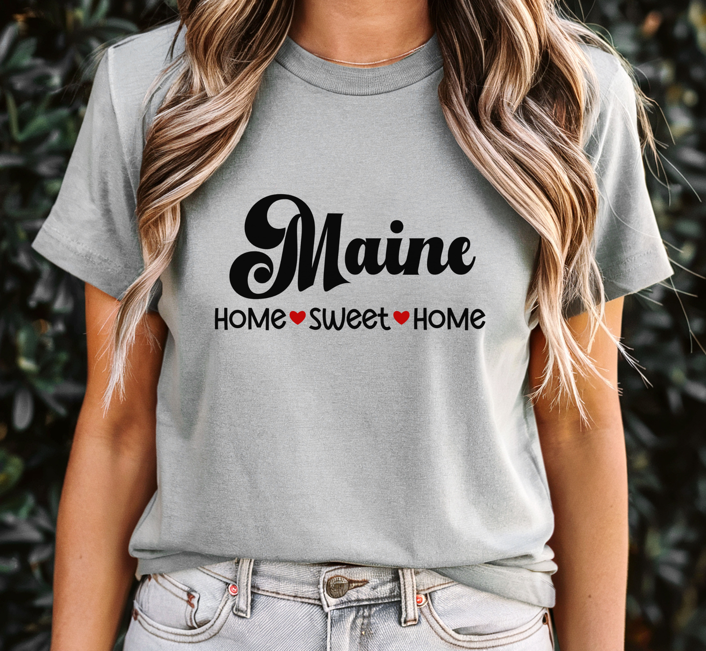 Maine T-Shirt, Maine Home Sweet Home Tee, Unisex US State Shirt