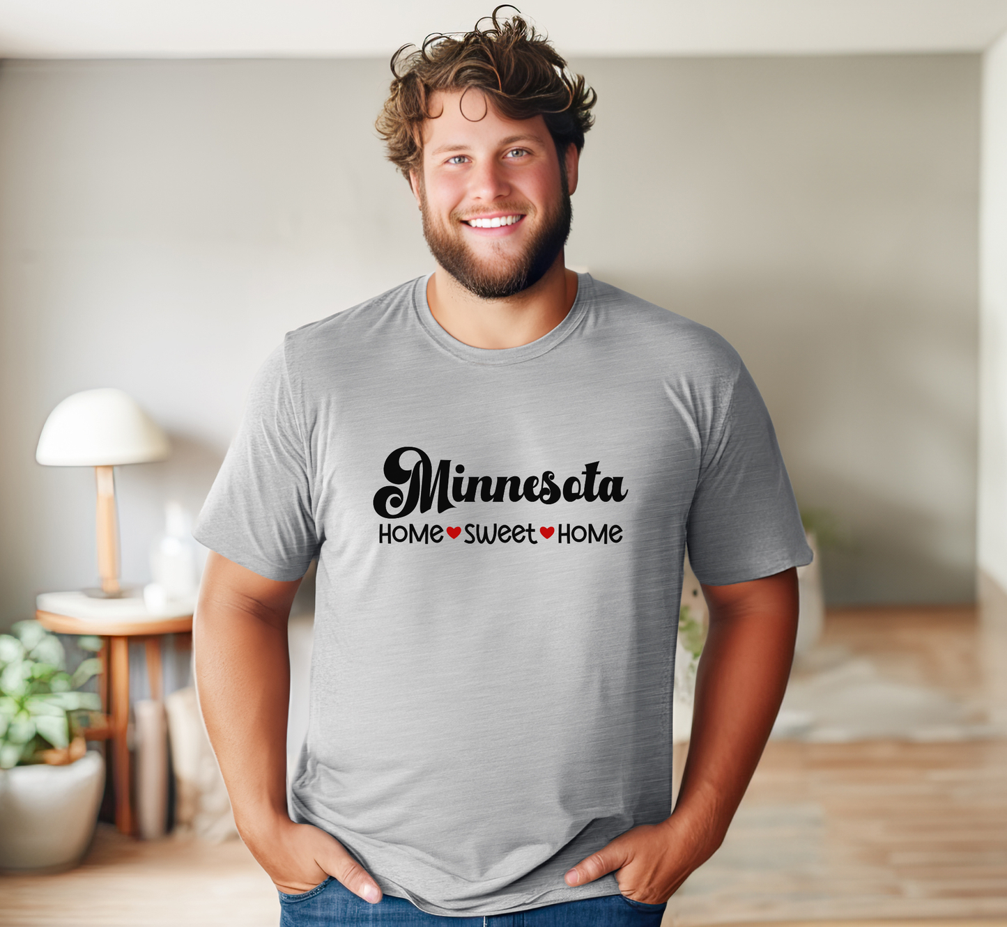 Minnesota T-Shirt, Minnesota Home Sweet Home Tee, Unisex US State Shirt