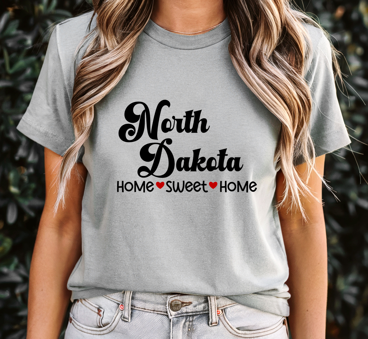 North Dakota T-Shirt, North Dakota Home Sweet Home T-Shirt, Unisex US State Shirt