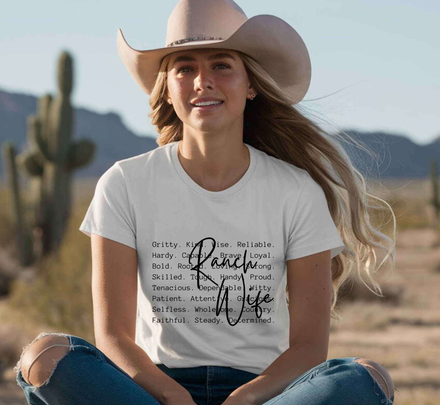 Ranch Wife T-Shirt, Attributes of a Rancher's Wife, Ranching Life, Agriculture