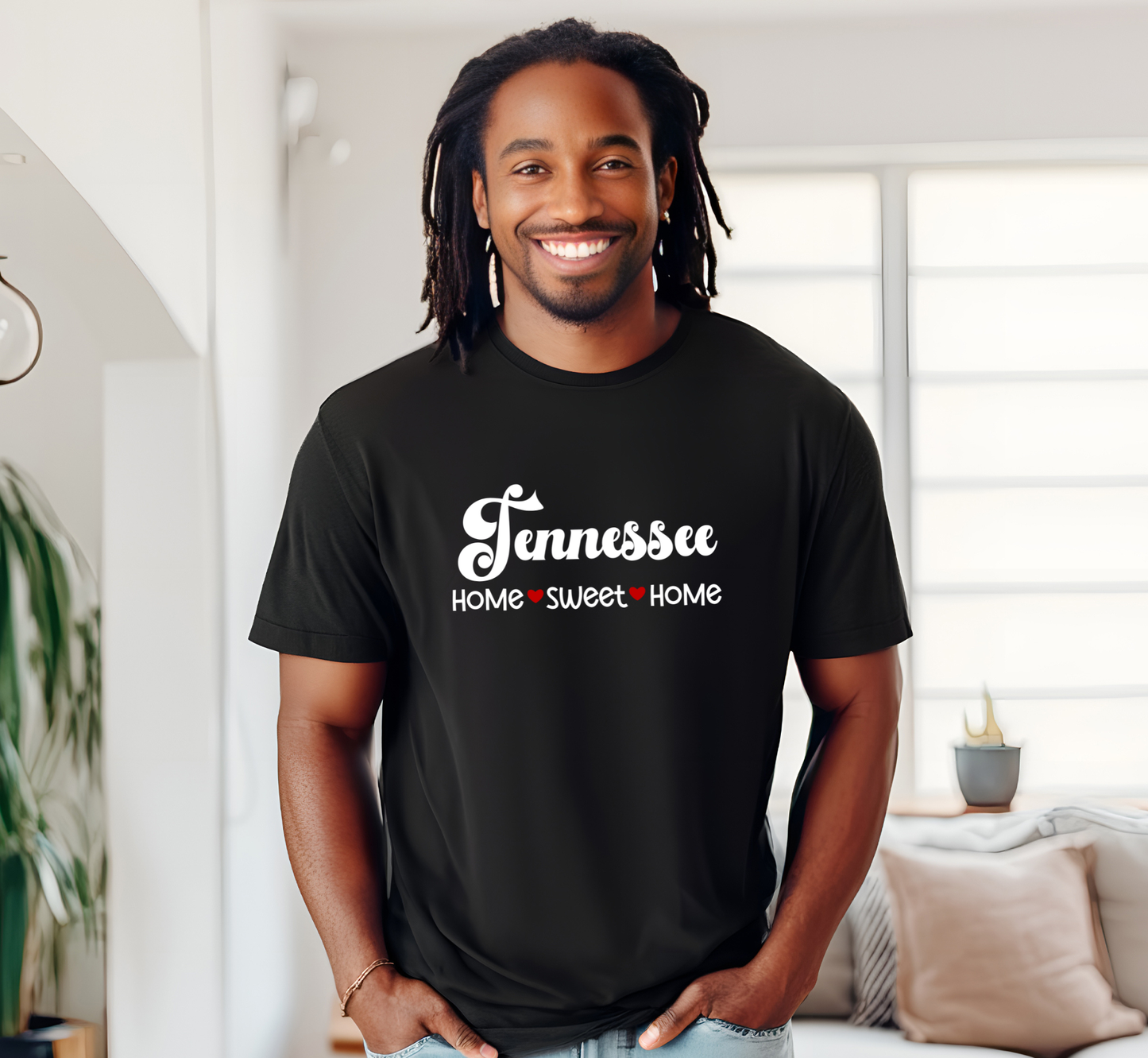 Tennessee T-Shirt, Tennessee Home Sweet Home Tee, Unisex US State Shirt